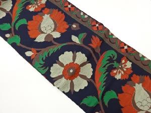 花唐草模様織出し名古屋帯